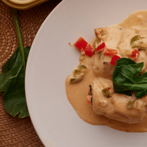 Rollitos de Pollo con Bionda Manchego Untable sabor Chipotle